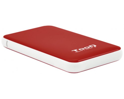 CAJA EXTERNA 2.5" SATA TOOQ ROJA USB 3.1 9.5mm