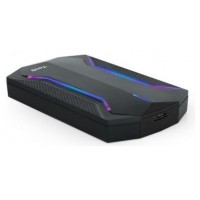 CAJA EXTERNA 2.5" SATA TOOQ USB 3.0 / 3.1 LEDS RGB