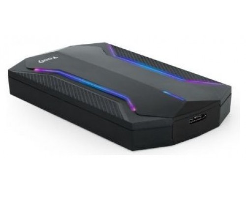 CAJA EXTERNA 2.5" SATA TOOQ USB 3.0 / 3.1 LEDS RGB