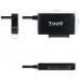 ADAPTADOR TOOQ USB 3.0 USB-C A SATA 2.5"&3.5" CON ALIMENTADOR