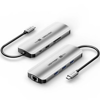 DOCKING STATION 8 PUERTOS USB-C HDMI 4K/3xUSB-A/USB-C PD/1xRJ45... GRIS VENTION-14AA DOCKING STATION 8 PUERTOS USB-C HDMI 4K/3xUSB-A/USB-C PD/1xRJ45... GRIS VENTION