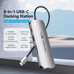 DOCKING STATION 8 PUERTOS USB-C HDMI 4K/3xUSB-A/USB-C PD/1xRJ45... GRIS VENTION-AA14 DOCKING STATION 8 PUERTOS USB-C HDMI 4K/3xUSB-A/USB-C PD/1xRJ45... GRIS VENTION