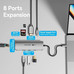 DOCKING STATION 8 PUERTOS USB-C HDMI 4K/3xUSB-A/USB-C PD/1xRJ45... GRIS VENTION-AA14 DOCKING STATION 8 PUERTOS USB-C HDMI 4K/3xUSB-A/USB-C PD/1xRJ45... GRIS VENTION