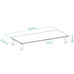 SOPORTE ELEVADOR VIDRIO TEMPLADO PARA PORTATIL/MONITOR NEGRO TQMR061 TOOQ