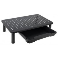 SOPORTE ELEVADOR PARA PORTATIL/MONITOR CON CAJON NEGRO TQMR086 TOOQ