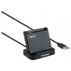 LECTOR TARJETAS EXTERNO DNIE VISION USB 2.0 NEGRO TOOQ