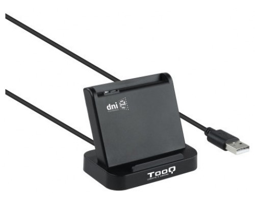 LECTOR TARJETAS EXTERNO DNIE VISION USB 2.0 NEGRO TOOQ