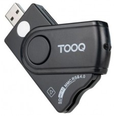 LECTOR TARJETAS INTELIGENTE DNI ELECTRONICO SIM SD SF USB-A NEGRO TOOQ
