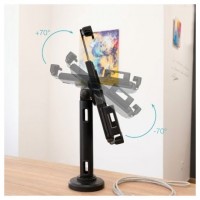 SOPORTE MESA/PARED PARA TABLET ANTIRROBO NEGRO TOOQ