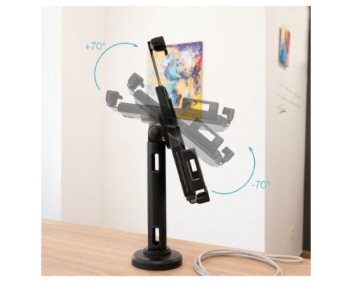 SOPORTE MESA/PARED PARA TABLET ANTIRROBO NEGRO TOOQ