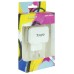 CARGADOR PARED/VIAJE USB 2xUSB (3.4A) BLANCO TOOQ