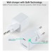 Tooq Cargador pared GAN USB-C/PD 30W, Blanco