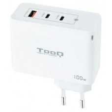 CARGADOR DE PARED TOOQ GaN 2xUSB-C/PD USB-A/QC 100W