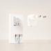 CARGADOR TOOQ PARED GAN USB-C/PD+USB-A/QC 65W, BLANCO