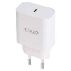 Tooq Cargador pared USB-C PD3.0 20W Blanco