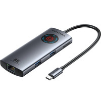 DOCKING STATION 8K 6 PUERTOS USB-C 2xUSB/USB-C/HDMI/RJ45/USB-C PD GRIS VENTION-13AA DOCKING STATION 8K 6 PUERTOS USB-C 2xUSB/USB-C/HDMI/RJ45/USB-C PD GRIS VENTION