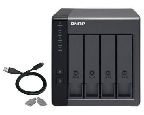 NAS QNAP DAS TR-004 4 BAHIAS