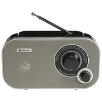 RADIO DENVER FM CON SINTONIZACION ANALOGICA GRIS-3DI RADIO DENVER FM CON SINTONIZACION ANALOGICA GRIS