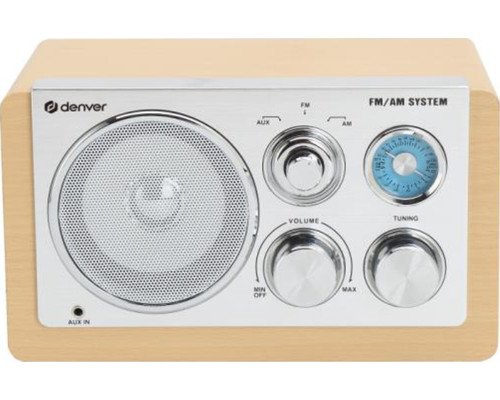 RADIO DENVER DE DISEÑO MODERNO BEIGE-DI5 RADIO DENVER DE DISEÑO MODERNO BEIGE