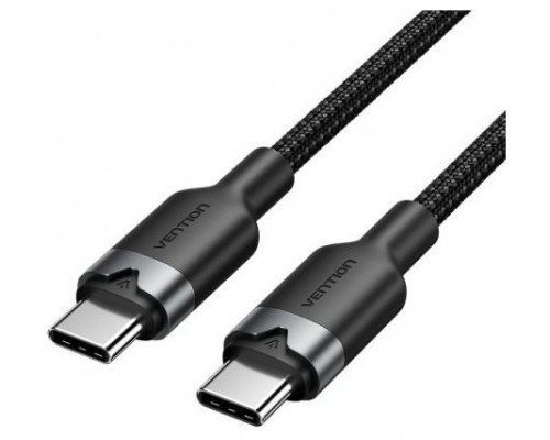 CABLE USB-C A USB-C 3A 1 M NEGRO VENTION