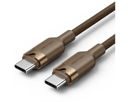 CABLE USB-C A USB-C 60W 2.0 3A 1 M ORO DESIERTO VENTION-AA2 CABLE USB-C A USB-C 60W 2.0 3A 1 M ORO DESIERTO VENTION