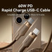 CABLE USB-C A USB-C 60W 2.0 3A 1 M ORO DESIERTO VENTION-AA2 CABLE USB-C A USB-C 60W 2.0 3A 1 M ORO DESIERTO VENTION