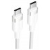 CABLE USB-C A USB-C 3A 1 M BLANCO VENTION