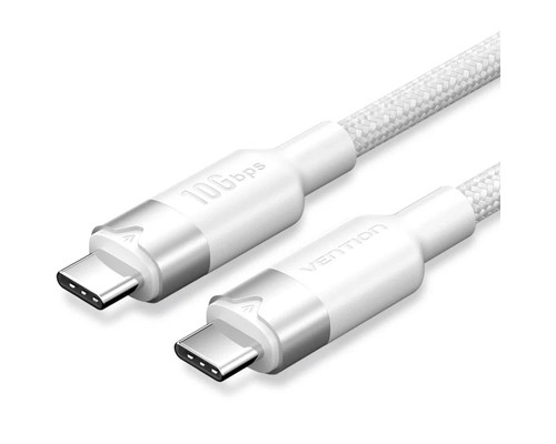CABLE USB-C A USB-C 3.2 0.5 M BLANCO VENTION-AA4 CABLE USB-C A USB-C 3.2 0.5 M BLANCO VENTION