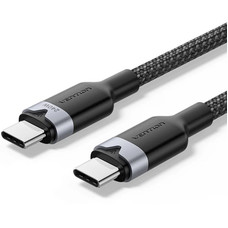 CABLE USB-C A USB-C 240W 2 M NEGRO VENTION-AA3 CABLE USB-C A USB-C 240W 2 M NEGRO VENTION