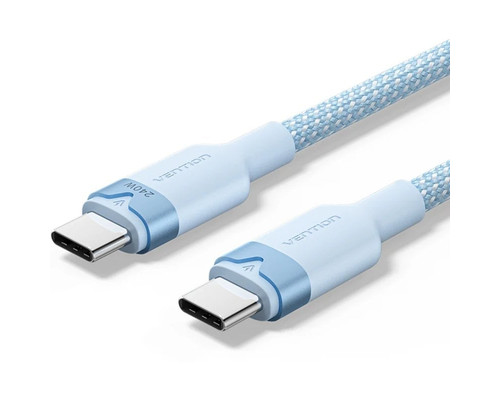CABLE USB-C A USB-C 240W 1 M AZUL VENTION