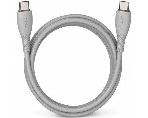 CABLE USB-C A USB-C 60W 2.0 3A 2 M GRIS VENTION