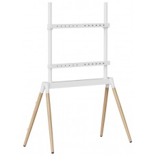 SOPORTE DE SUELO GEMBIRD PARA TV 55" - 86" BLANCO/MADERA-DI16 SOPORTE DE SUELO GEMBIRD PARA TV 55" - 86" BLANCO/MADERA
