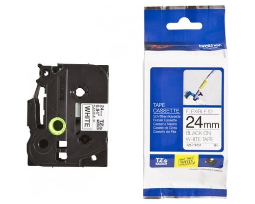 Cinta laminada brother tzefx251 texto negro-MR4 Cinta laminada brother tzefx251 texto negro