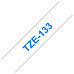 Cinta laminada brother tze133 12mm x-MR2 Cinta laminada brother tze133 12mm x
