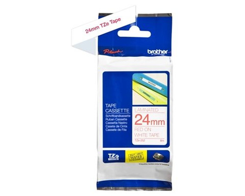 Cinta laminada brother tze252 24mm x-MR3 Cinta laminada brother tze252 24mm x