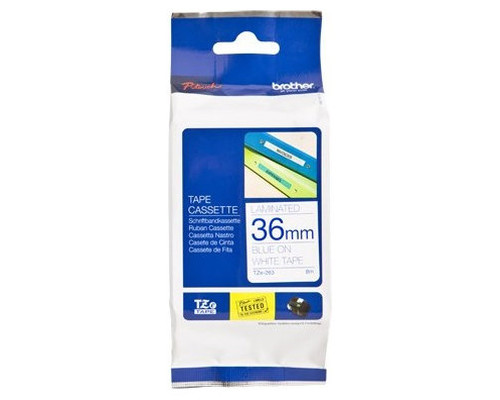 Cinta laminada brother tze263 36mm x-MR4 Cinta laminada brother tze263 36mm x