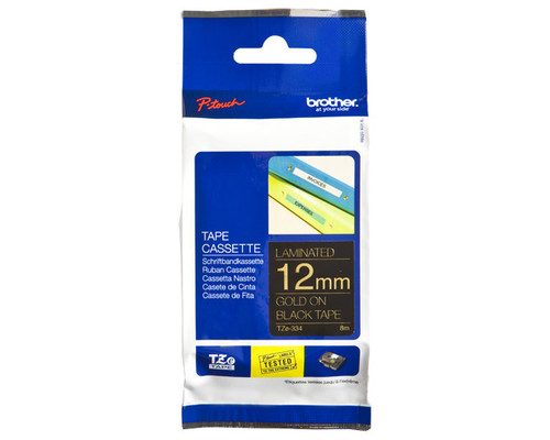 Cinta laminada brother tze334 12mm x