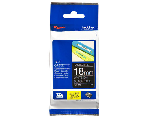 Cinta laminada brother tze345 18mm x-MR3 Cinta laminada brother tze345 18mm x