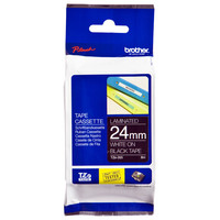 Cinta laminada brother tze355 24mm x-4MR Cinta laminada brother tze355 24mm x