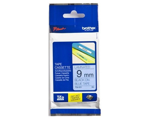 Cinta laminada brother tze521 9mm x