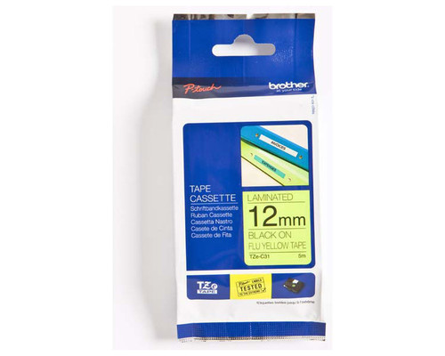 Cinta laminada brother tzec31 12mm x-MR3 Cinta laminada brother tzec31 12mm x