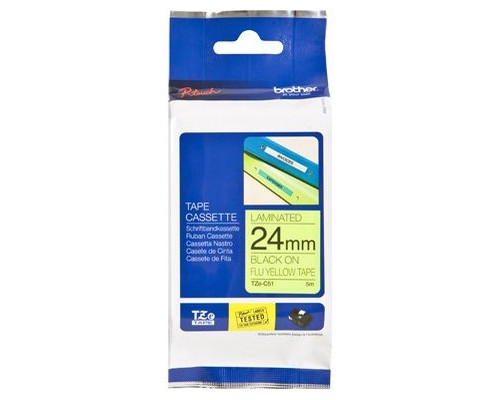 Cinta laminada brother tzec51 24mm x-MR4 Cinta laminada brother tzec51 24mm x