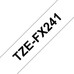 Cinta laminada brother tzefx241 18mm x-MR4 Cinta laminada brother tzefx241 18mm x