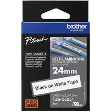Cinta laminada brother tzesl251 24mm x-MR4 Cinta laminada brother tzesl251 24mm x