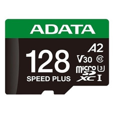 ADATA Speed Plus microSDXC UHS-I 128GB U3 V30 A2-IA12 ADATA Speed Plus microSDXC UHS-I 128GB U3 V30 A2