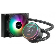 REFRIGERACIÓN LÍQUIDA CPU UNYKA AQUASTORM 120MM BLACK RGB Rainbow, DISPLAY