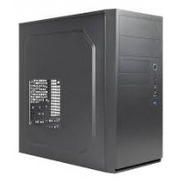 CAJA MICRO ATX SEMITORRE AERO C11 NEGRO UNYKA 2USB3.  SIN FUENTE