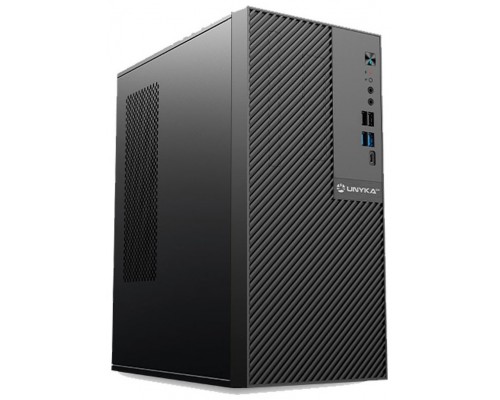 CAJA MICRO ATX SEMITORRE NUMEN 500 PRO TYPE C  DE ALIMENTACION NEGRO  SIN FUENTE