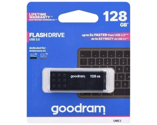 Goodram UME3 Lápiz USB 128GB USB 3.0 Negro