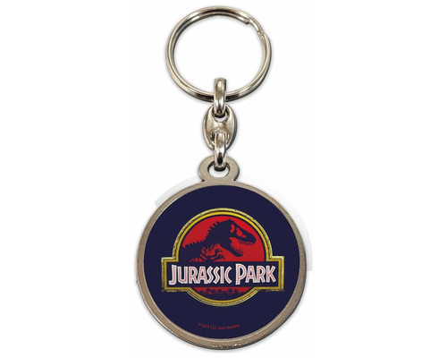 Llavero redondo logo pelicula jurassic park-MR1 Llavero redondo logo pelicula jurassic park